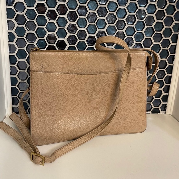 Mark Cross made in Italy Handbags - Vintage Mark Cross Pebbled Leather Crossbody Bag